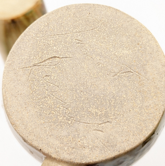 Janet Resnick Pottery Pitcher and Cup in the Wildflower pattern - Picture 4 of 13